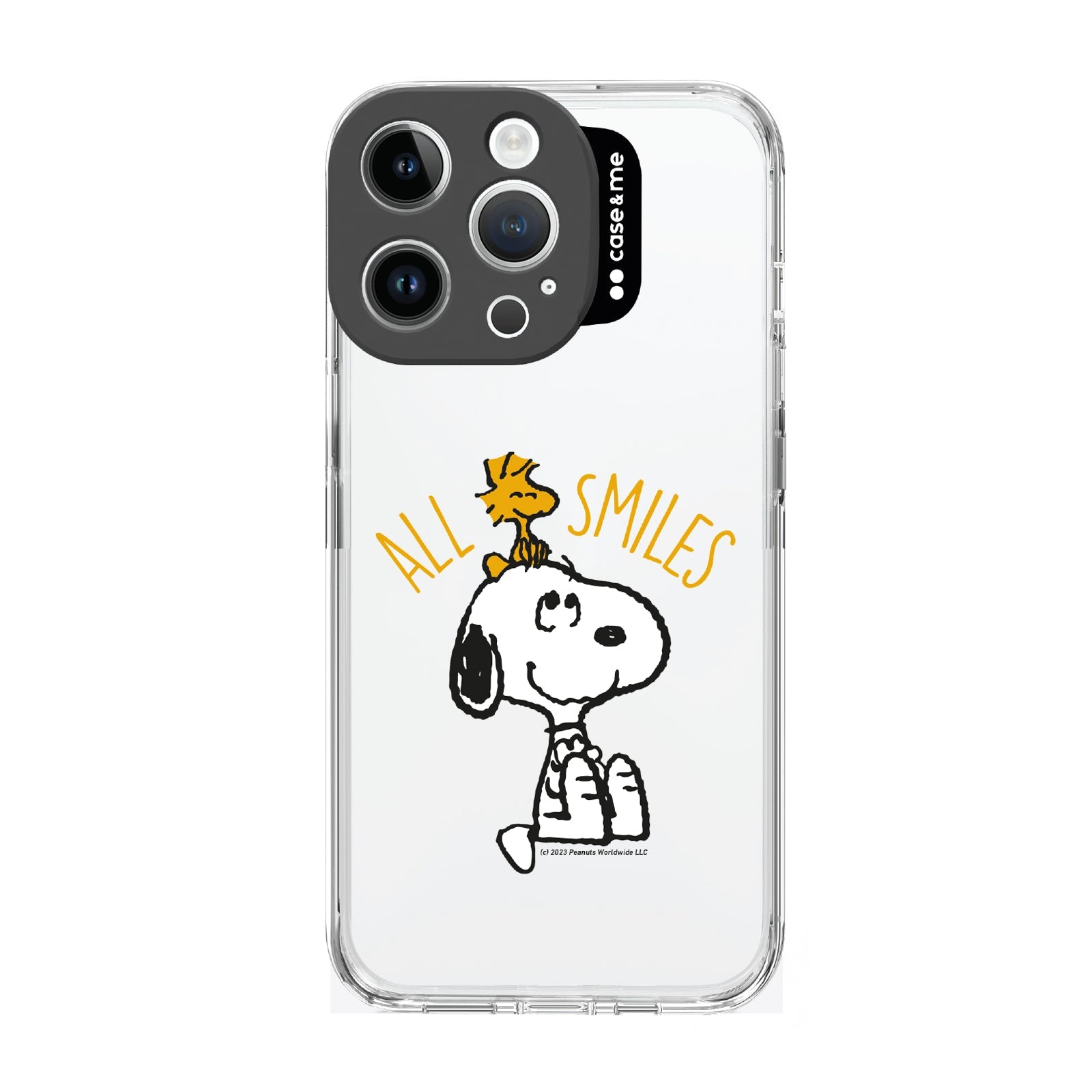 case&me cover per iPhone 14 a tema Peanuts, cover iPhone Snoopy, protezione della fotocamera, tasti protetti, trasparente Charlie case&me cover per iPhone 14 a tema Peanuts, cover iPhone Snoopy, protezione della fotocamera, tasti protetti, trasparente Charlie