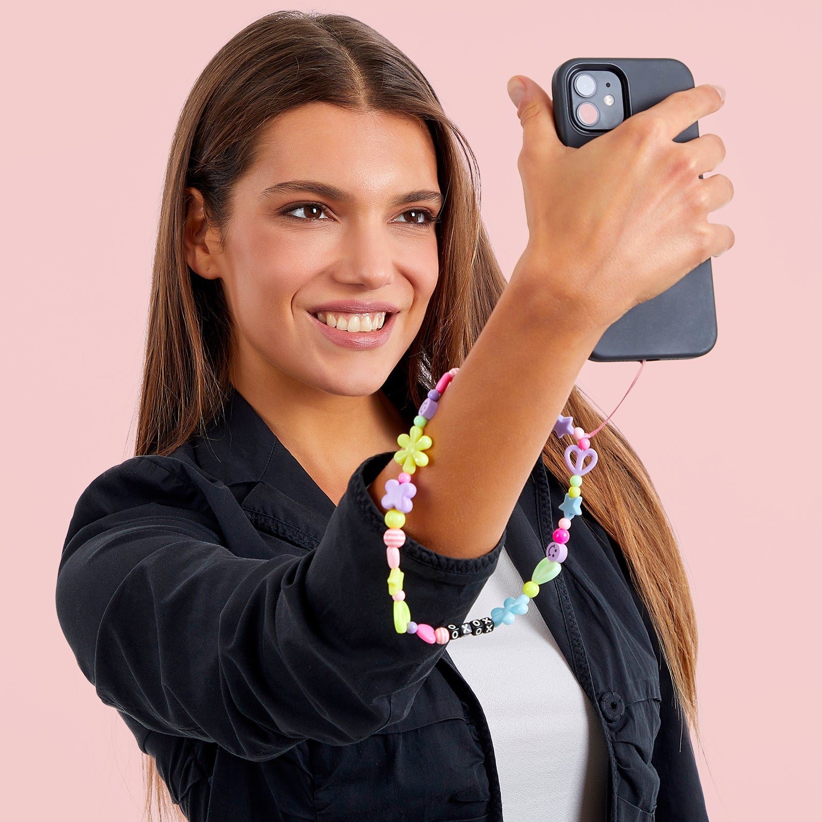 Beads - Ciondolo da polso a perline per smartphone