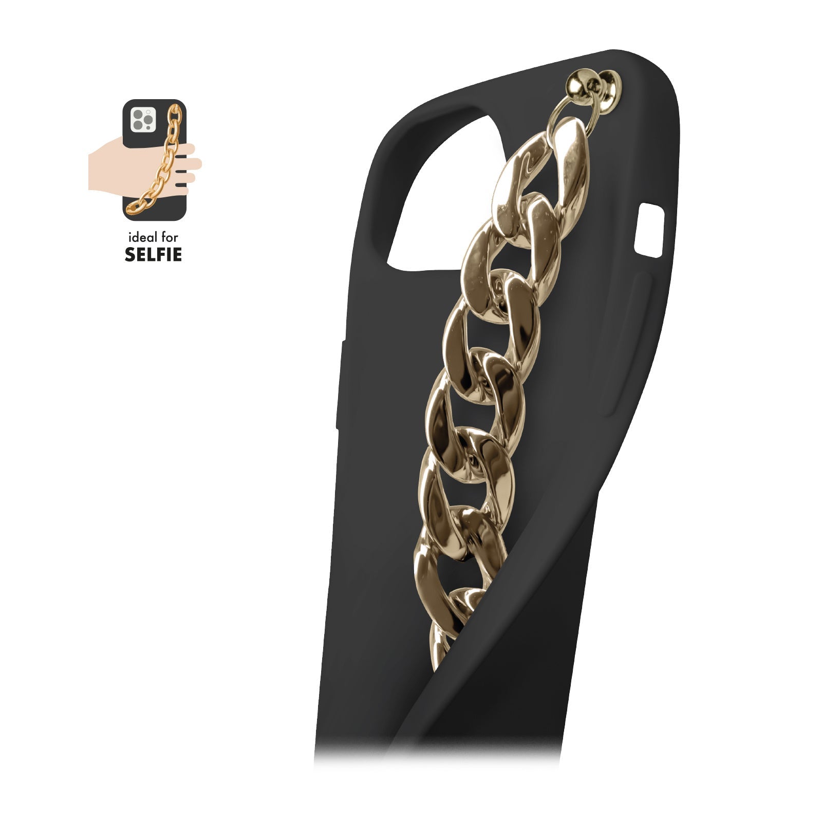 Funda para iPhone 13 con cadena